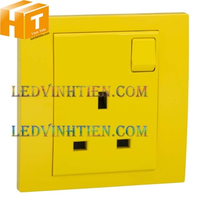 Ổ cắm đơn 3 chân 15A schneider