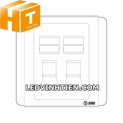 Ổ cắm máy tính đôi S6632RJ5E Sino