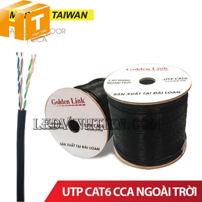 Cáp mạng CCA UTP CAT6 Golden Link Outdoor
