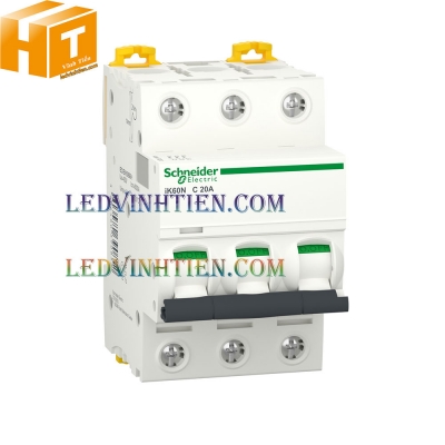 Cầu dao Schneider MCBs Acti9 3P 20A