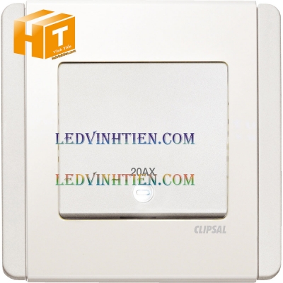 Công tắc hai cực Dolly 20A màu trắng