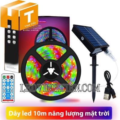 Dây đèn led nlmt 10m 8 chế độ