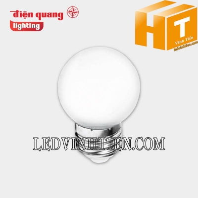 Đèn LED bulb tròn màu trắng LEDBU14G45 Điện Quang