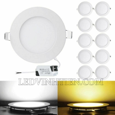 Đèn led âm trần 15W tròn