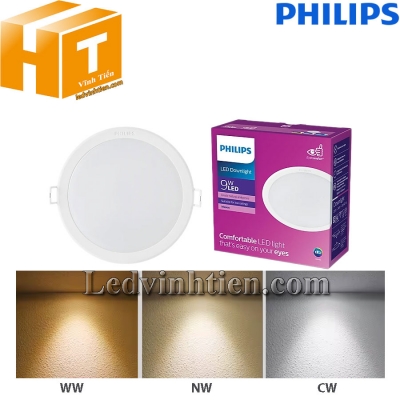 Đèn led âm trần tròn đổi màu 9W Meson SSW 105 Philips