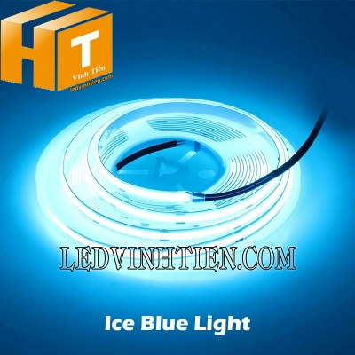 Đèn led dây COB 12V màu xanh băng