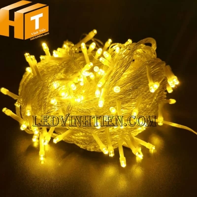 Đèn led noel 10m màu vàng đậm