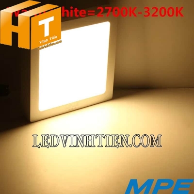 Đèn led ốp nổi vuông 12W dimmer MPE