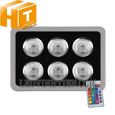 Đèn led pha chóa phễu 300W RGB