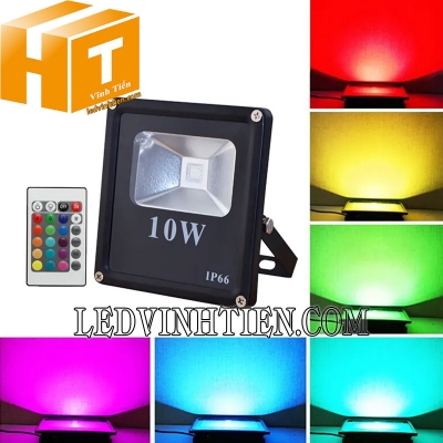 Đèn pha led RGB 10w