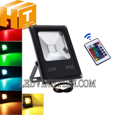 Đèn pha led RGB 20w