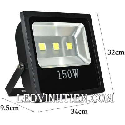 Đèn pha led vỏ đen 150W