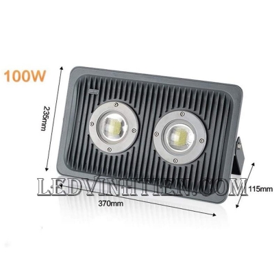 Đèn pha led xương cá 100W