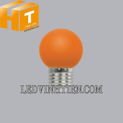 Đèn LED bulb tròn màu cam LBD-3OR MPE