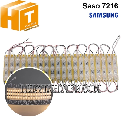 Led hắt 3 bóng Samsung 7216 màu vàng