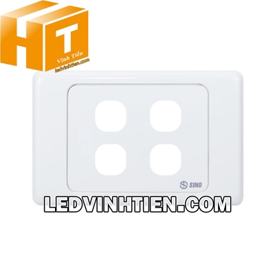 Mặt công tắc 4 lỗ S94/X Sino Vanlock