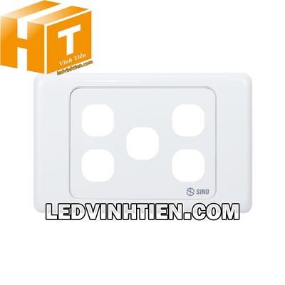 Mặt công tắc 5 lỗ S95/X Sino Vanlock