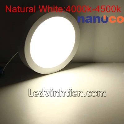 Đèn led ốp trần vuông Nanoco 12W NPL124S