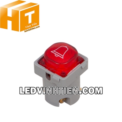 Nút nhấn chuông 3A đèn đỏ S30MMBPN Sino Vanlock