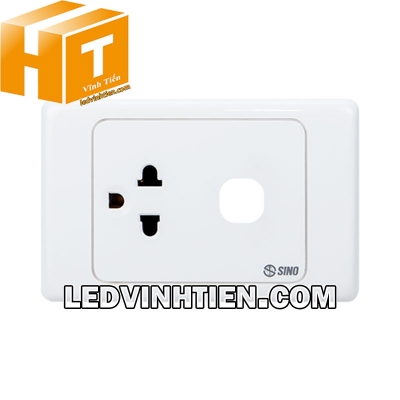 Ổ cắm đơn 3 chấu 1 lỗ S9UEX Sino Vanlock