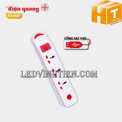 Ổ cắm ĐQ ESK DBW103USB Điện Quang