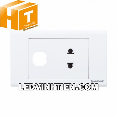 Ổ cắm đơn 2 chấu 1 lỗ S18UX Sino Vanlock