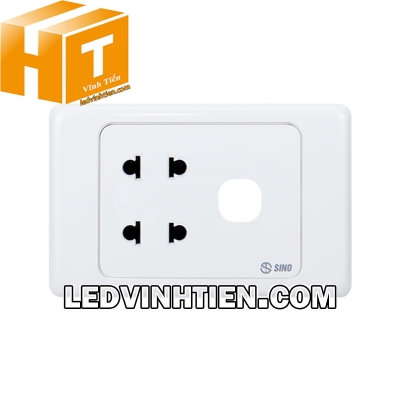 Ổ cắm kép 2 chấu 1 lỗ S9MU2X Sino Vanlock