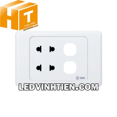 Ổ cắm đơn 2 chấu 1 lỗ S9U2XX Sino Vanlock