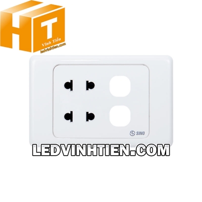 Ổ cắm đơn 2 chấu 2 lỗ S9U2XX Sino Vanlock