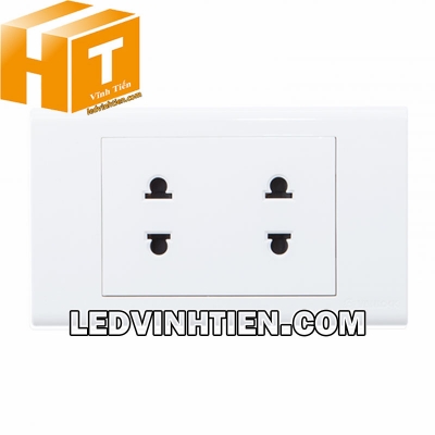 Ổ cắm kép 2 chấu S18U2 Sino Vanlock