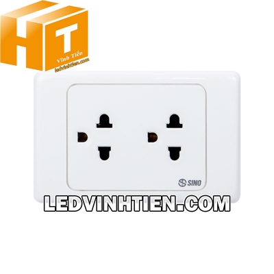 Ổ cắm kép 3 chấu S9UE2 Sino Vanlock