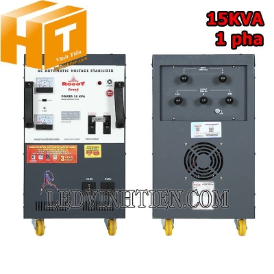 Ổn áp 1 pha 15KVA Robot Grand 90-250V