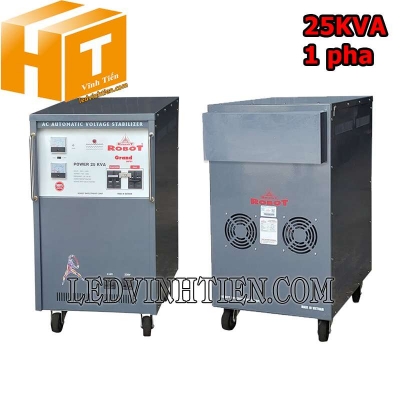 Ổn áp 1 pha 25KVA Robot Grand 150-250V