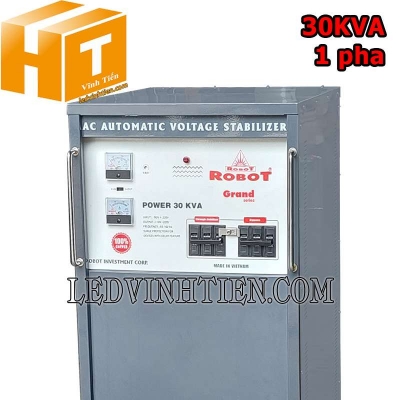 Ổn áp 1 pha 30KVA Robot Grand 150-250V