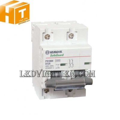 Cầu dao tự động MCB PS100H - 2 Cực