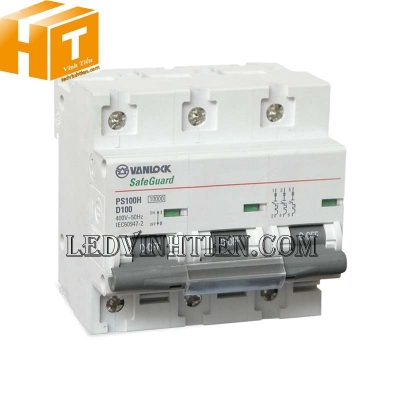 Cầu dao tự động MCB PS100H - 3 Cực