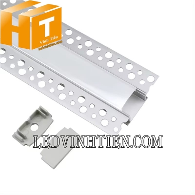 Thanh nhôm định hình âm giấu viền 61x14mm