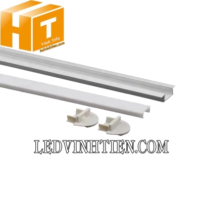 Thanh nhôm định hình YW âm 22x6mm