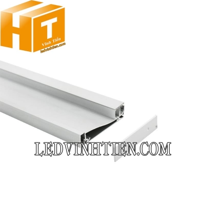 Thanh nhôm định hình hắt chân tường 80x16mm