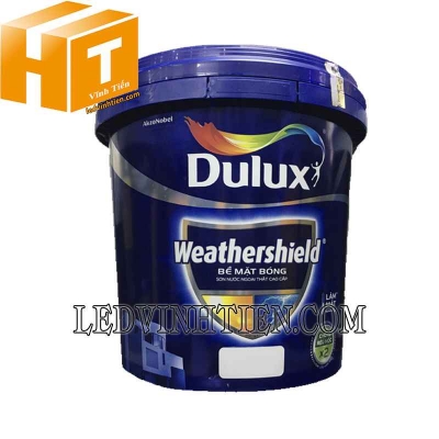 Thùng sơn Dulux Weathershield dạng bóng