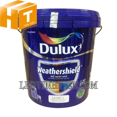 Thùng sơn Dulux Weathershield dạng mờ