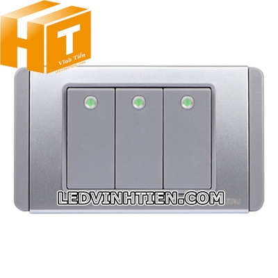 Công tắc ba 2 chiều S68DGM3 Sino