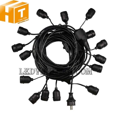 Dây đui đèn kín nước ngoài trời