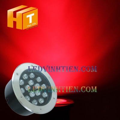 Đèn led âm đất 15W màu đỏ