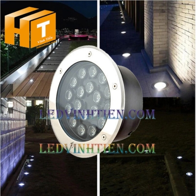 Đèn led âm đất 18W màu trắng