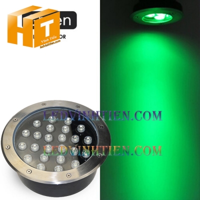 Đèn led âm đất 24W xanh lá