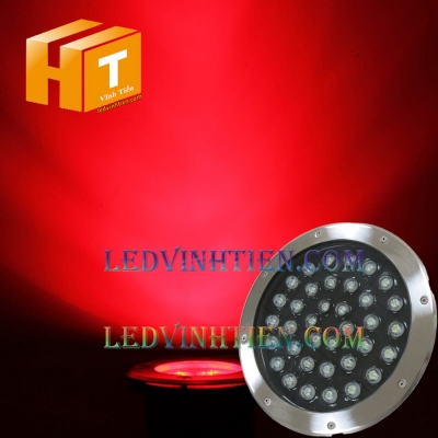 Đèn led âm đất 36W màu đỏ