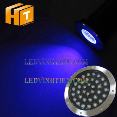 Đèn led âm đất 36W xanh dương