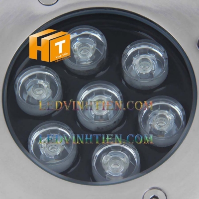 Đèn led âm đất 7W xanh dương