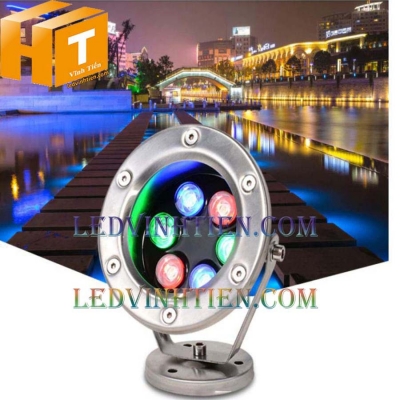 Đèn led rọi cây 6w RGB